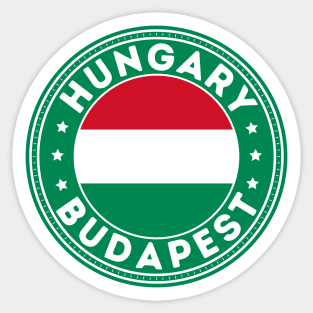 Budapest Hungary Sticker